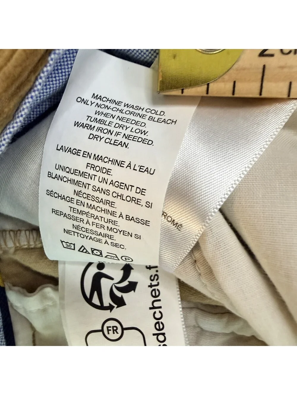 Polo Ralph Lauren Corduroy Pants Boy's 14 Brown Tan Cords Chino Straight Pony RL